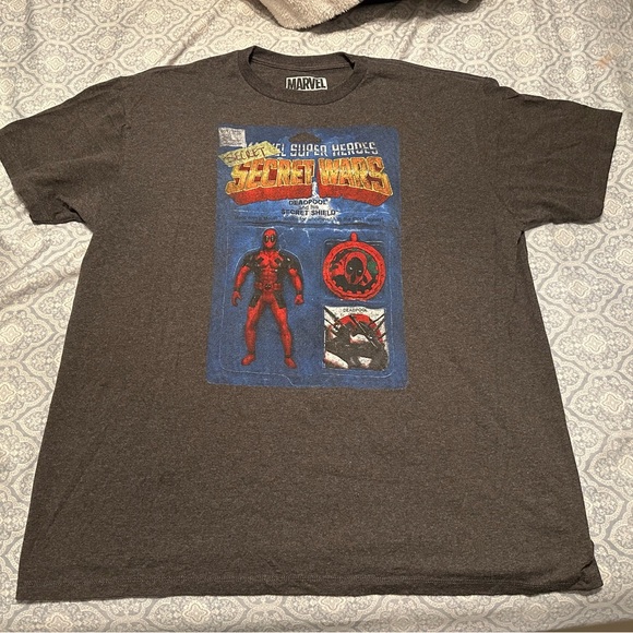T-shirt Marvel Deadpool - Taille L - Ryan Reynolds X-Force - Occasion Très Bon état - Noir